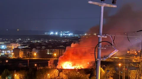 Lüleburgaz'da Korkutan Yangın Olayı