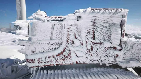 Afyonkarahisar'da Rüzgâr Türbini Bakımı