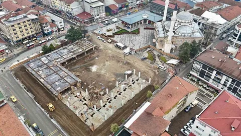 Düzce'de Yeni Cazibe Merkezi İnşaatı Devam Ediyor