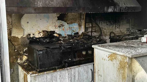 Sakarya'da Dükkan Yangını