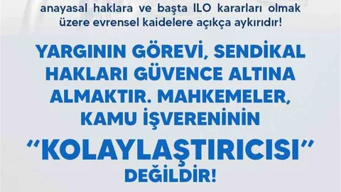 Türk Eğitim-Sen'den Mahkeme Açıklaması