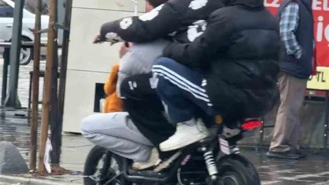 Karabük'te Tehlikeli Elektrikli Bisiklet Yolculukları