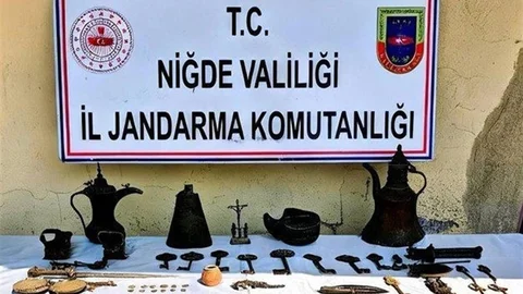 Niğde'de Tarihi Eser Operasyonu