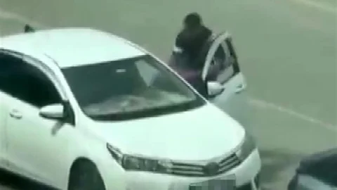 Gaziantep'te Trafik Şiddeti Görüntülendi