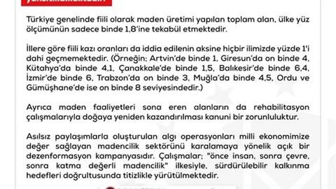 Dezenformasyonla Mücadele Merkezi'nden Açıklama