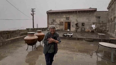 Güzelyurt'ta Kar Yağışı Görüntüleri