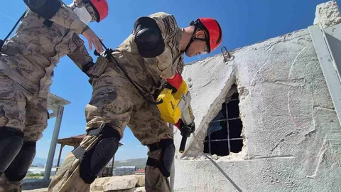 Çorum'da Jandarma Komandolara Eğitim Verildi