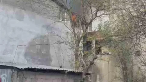Bursa'da Çatı Katında Yangın