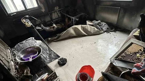 Tekirdağ'da Elektrik Kontağı Yangını