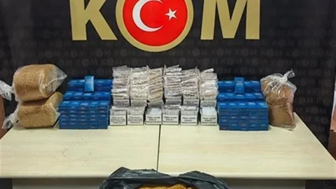Bilecik'te Kaçak Doldurulmuş Makaron Ele Geçirildi