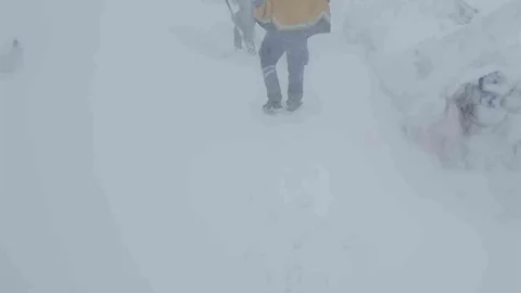 Şırnak'ta İlkbahar Kar Yağışı