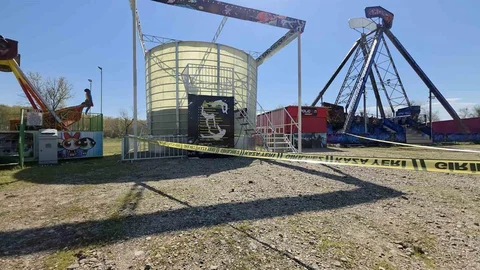 Edirne'de Lunaparkta Trajik Kaza