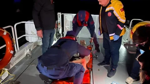 Demre'de Rahatsızlanan Kişi Tahliye Edildi