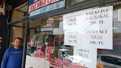 Çivril'de Berberden Dayanışma Projesi