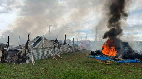 Çorum'da Yangın Çıktı