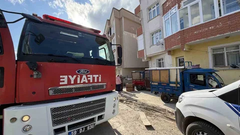 Tekirdağ'da Dairede Yangın Çıktı