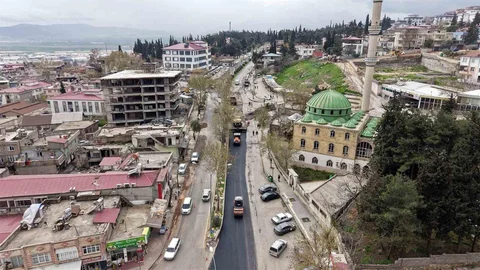 Kahramanmaraş'ta Asfalt Çalışmaları Devam Ediyor