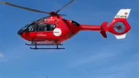 Yozgat'ta Hastaya Helikopterle Sevk İşlemi