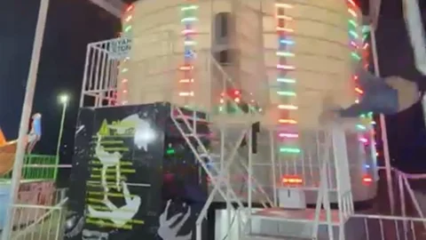 Edirne'de Lunaparkta Feci Kaza