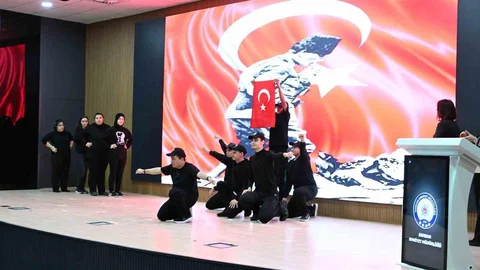 Samsun'da Özel Öğrencilerden Anlamlı Gösteri