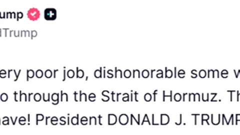 Trump’tan İran’a Hürmüz Boğazı Uyarısı