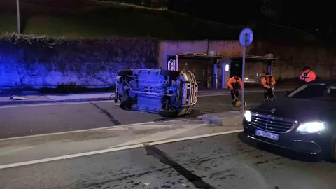 Kağıthane'de Alkollü Sürücü Kazaya Neden Oldu