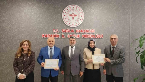 Karabük'te Anne ve Bebek Sağlığı Başarı Belgesi
