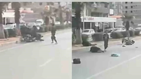 Mersin'de Motosiklet Kazası