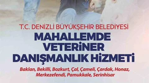 Denizli'de Veteriner Danışmanlık Projesi Başlıyor