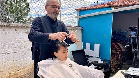 Köylerde Ücretsiz Saç Kesimi Hizmeti