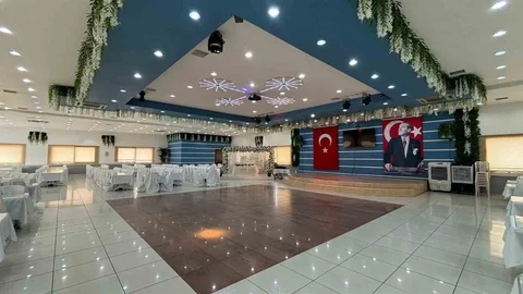 Bozdoğan'da Yenilenen Düğün Salonu