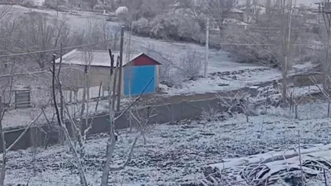 Çiçekdağı'nda Nisan Ayında Kar Yağışı