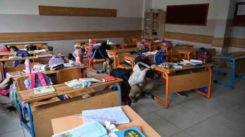 Elazığ'da Öğrencilere Afet Bilinci Eğitimi