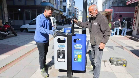 Canik'te Yeni Atık Noktaları Açıldı