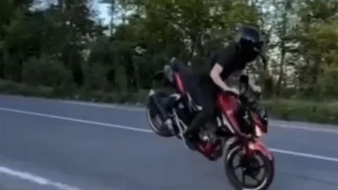 Ordu’da Motosiklet Sürücüsüne Ceza Kesildi