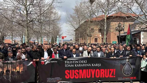 Ankara’da Filistin İdam Kararı Protestosu
