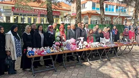 Hüyük'te El Emeği Eserler Sergilendi