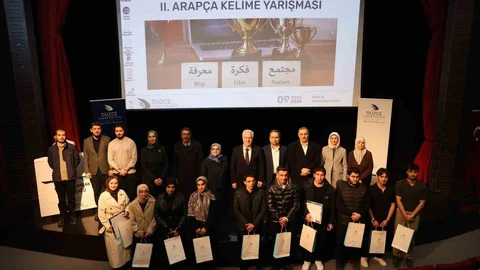 Düzce'de Arapça Kelime Yarışması Düzenlendi