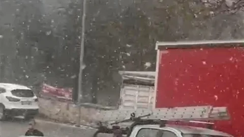 Eskişehir'de Nisan Ayında Kar Yağışı Oldu