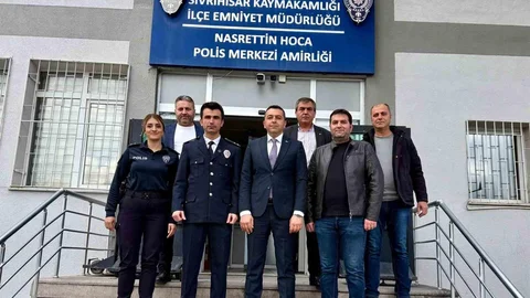 AK Parti Sivrihisar'dan Emniyete Ziyaret