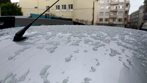 Tekirdağ’da Dolu Yağışı Etkili Oldu