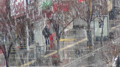 Kars’ta Kar Yağışı Başladı