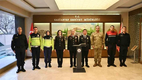 Gaziantep'te Jandarma ve Emniyet Ziyareti