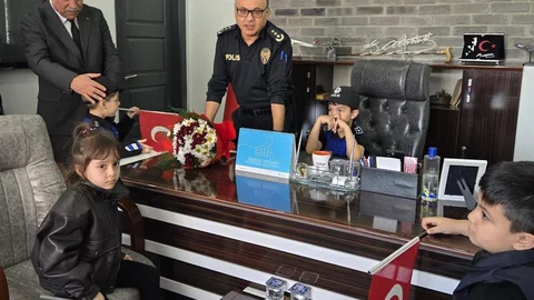 Miniklerden Emniyet Müdürlüğü'ne Ziyaret