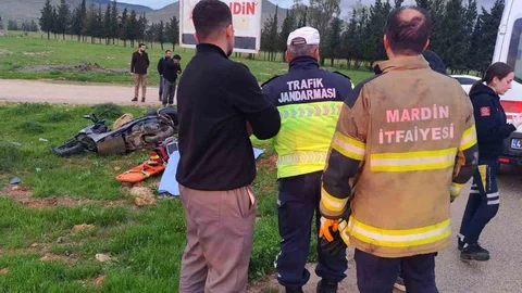 Mardin'de Motosiklet Kazası Sonucu Ölüm