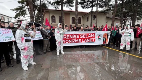 Erzincan'da Filistin İçin Destek Gösterisi