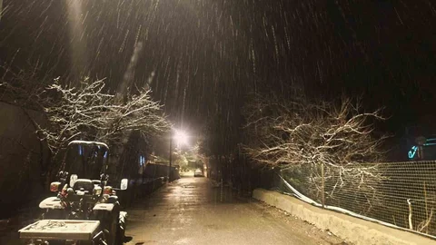 Malatya’da Kar Yağışı Devam Ediyor