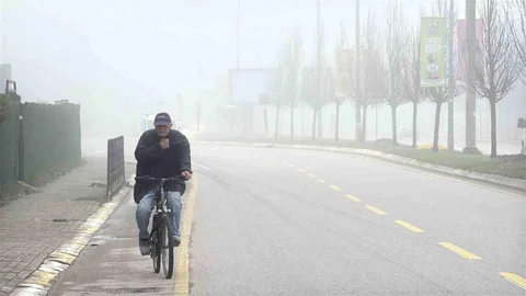 Sakarya'da Yoğun Sis Etkili Oldu