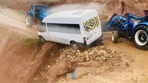 Siirt'te Şiddetli Yağış Sorun Yarattı