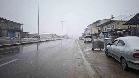 Malatya’da Kar Yağışı Etkisini Artırıyor